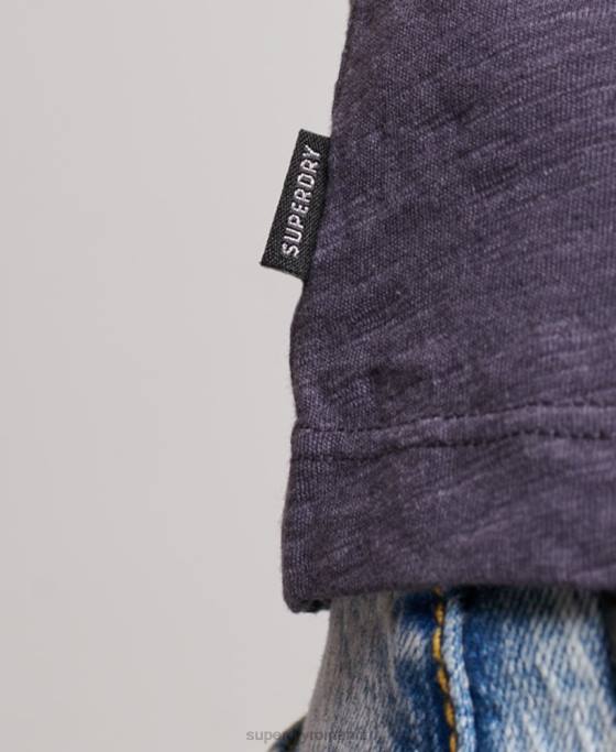 Superdry maiou din tricou studios îmbrăcăminte Violet femei JX0Z2891