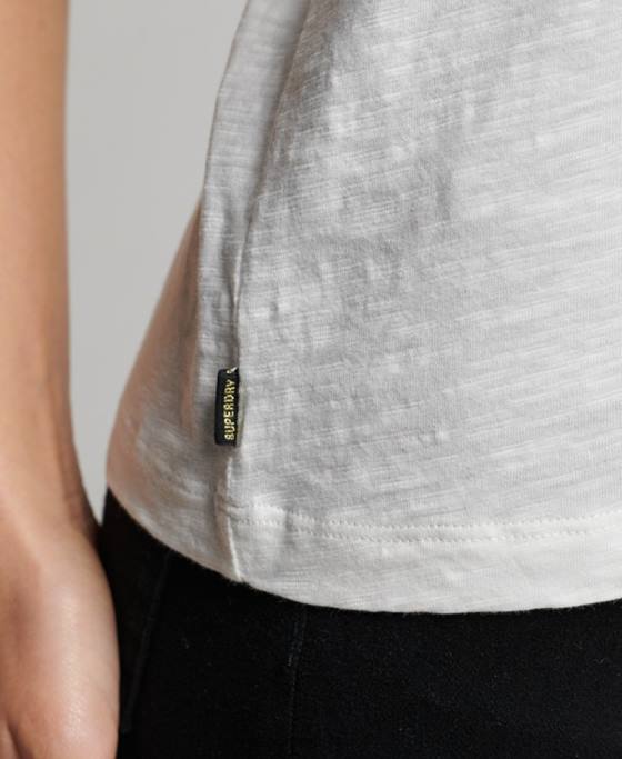 Superdry maiou din tricou studios îmbrăcăminte alb femei JX0Z3006