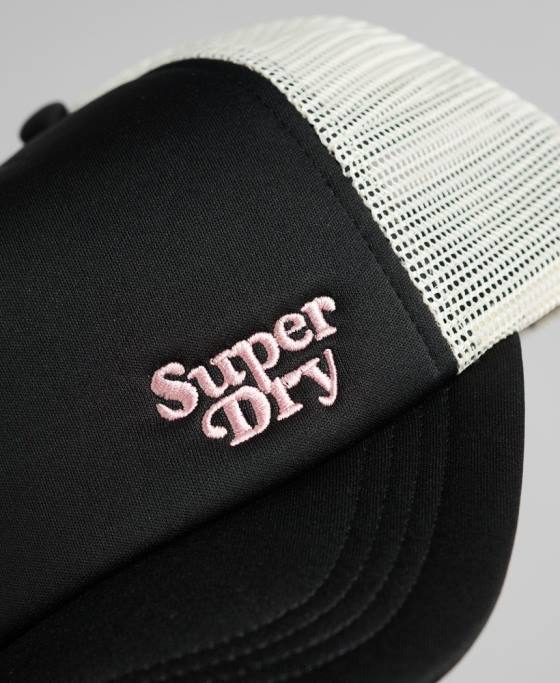 Superdry marcator trucker cap accesorii gri inchis bărbați JX0Z1720