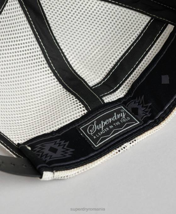 Superdry marcator trucker cap accesorii gri inchis bărbați JX0Z1720