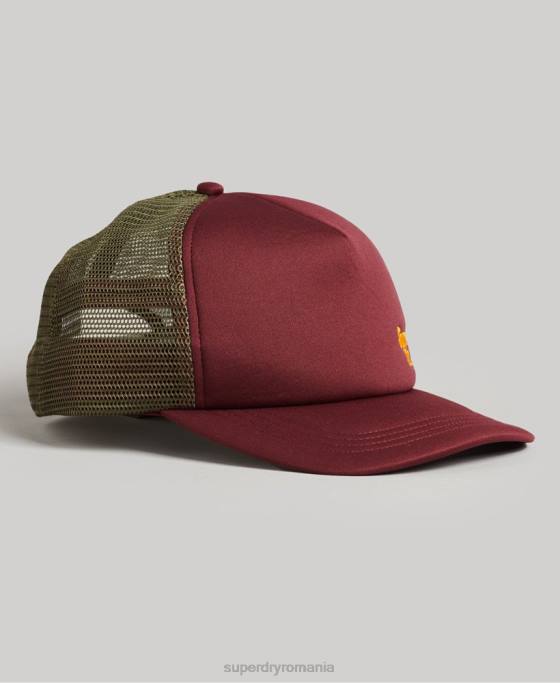Superdry marcator trucker cap accesorii roșu bărbați JX0Z1630