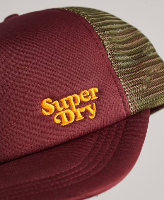 Superdry marcator trucker cap accesorii roșu bărbați JX0Z1630