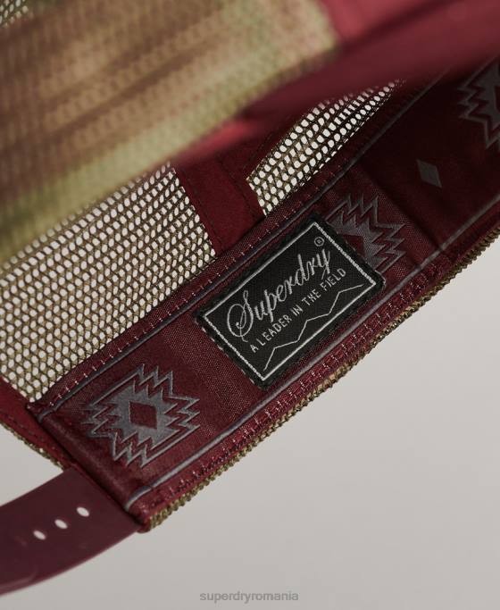 Superdry marcator trucker cap accesorii roșu bărbați JX0Z1630