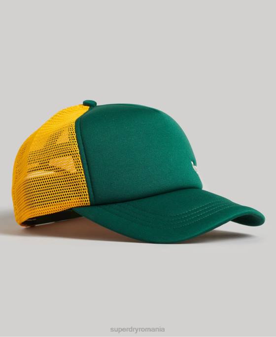 Superdry marcator trucker cap accesorii verde bărbați JX0Z1660