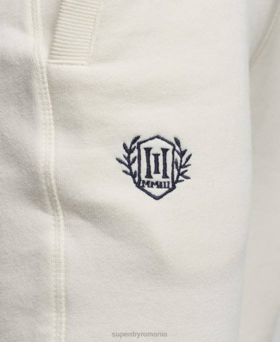Superdry mândrie în joggeri artizanali îmbrăcăminte cremă femei JX0Z6674
