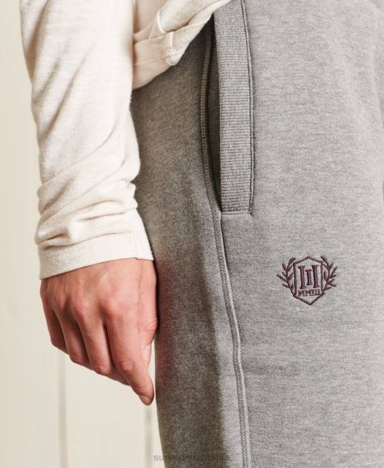 Superdry mândrie în joggeri artizanali îmbrăcăminte gri inchis femei JX0Z3942