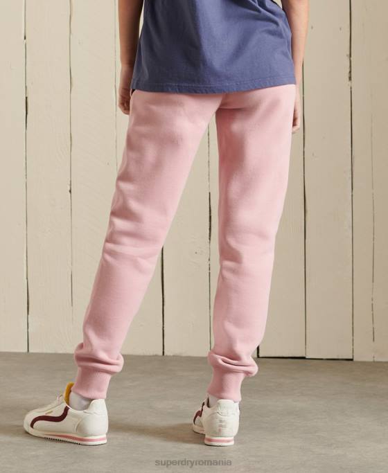 Superdry mândrie în joggeri artizanali îmbrăcăminte roz femei JX0Z6683
