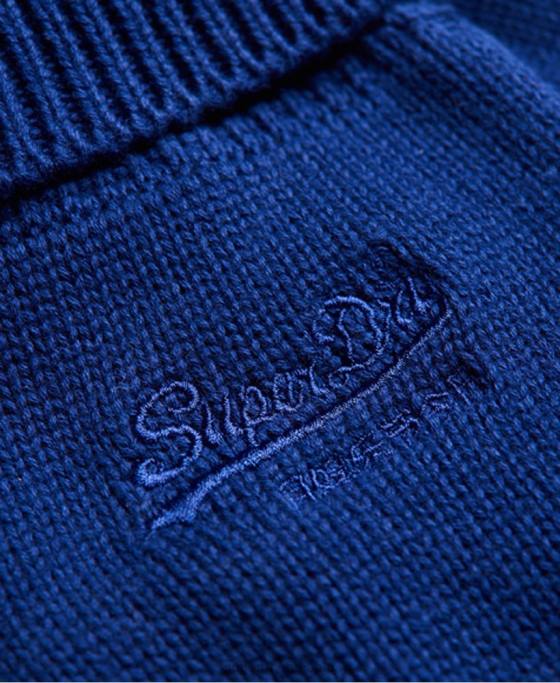 Superdry mănuși clasice cu logo vintage accesorii albastru bărbați JX0Z1800
