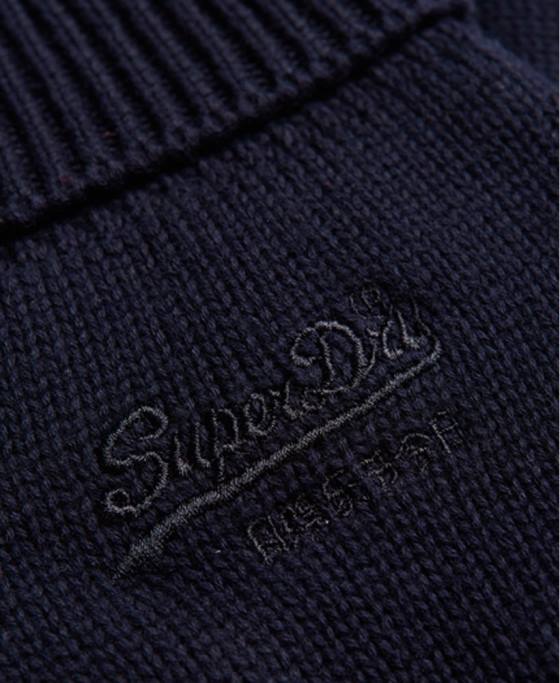 Superdry mănuși clasice cu logo vintage accesorii marina bărbați JX0Z1801