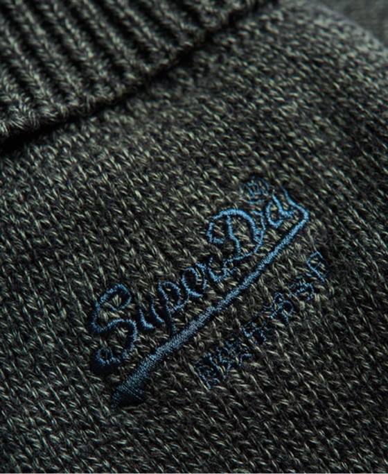 Superdry mănuși clasice cu logo vintage accesorii verde bărbați JX0Z1802