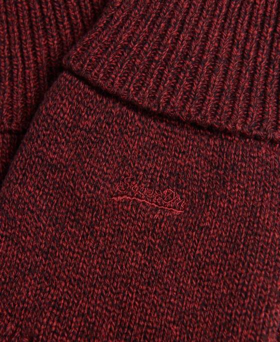 Superdry mănuși cu logo vintage accesorii roșu bărbați JX0Z1724