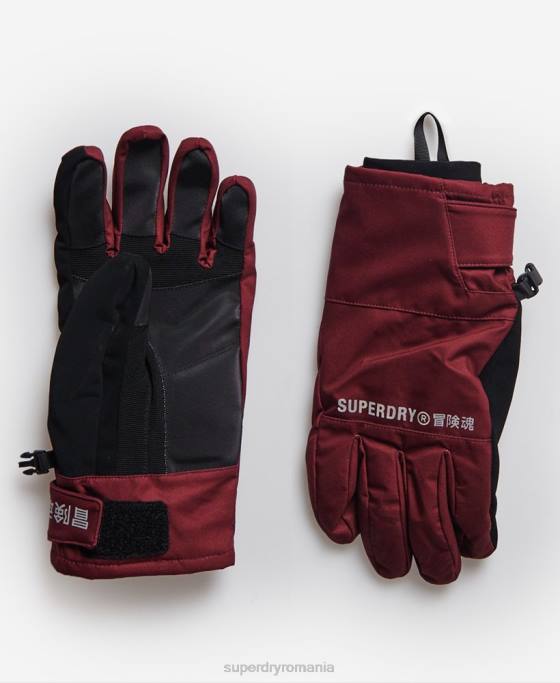 Superdry mănuși de zăpadă accesorii Violet femei JX0Z4111