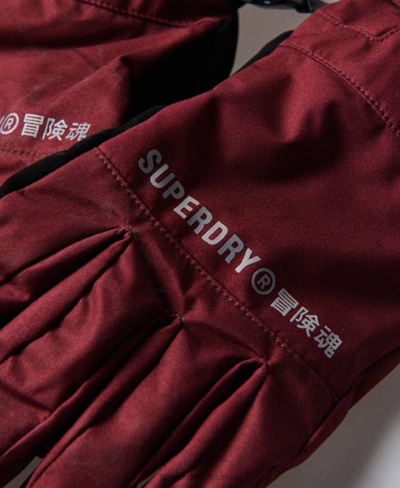 Superdry mănuși de zăpadă accesorii Violet femei JX0Z4111
