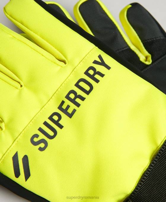 Superdry mănuși de zăpadă accesorii galben bărbați JX0Z1388