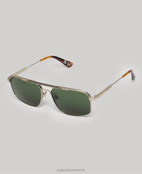 Superdry ochelari de soare sdr coleman accesorii aur bărbați JX0Z59