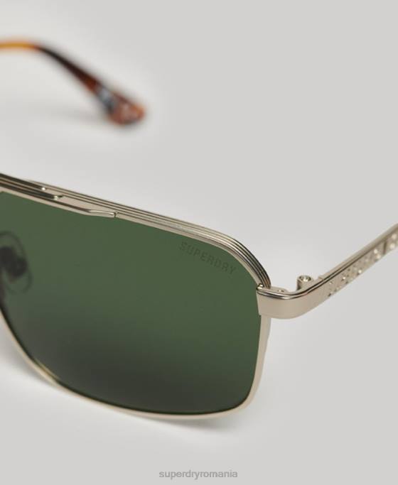 Superdry ochelari de soare sdr coleman accesorii aur bărbați JX0Z59