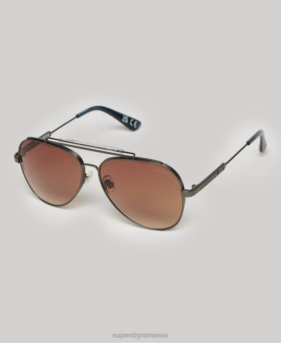 Superdry ochelari de soare sdr estrada accesorii maro bărbați JX0Z58