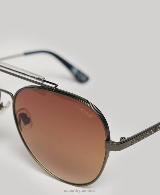 Superdry ochelari de soare sdr estrada accesorii maro bărbați JX0Z58