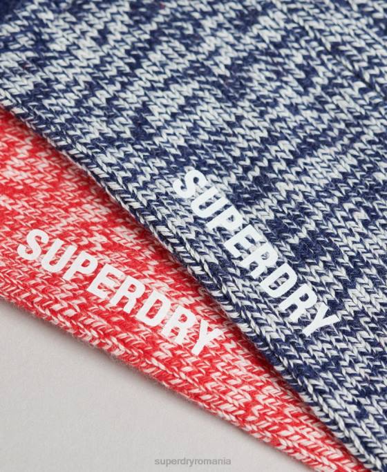 Superdry pachet de șosete de drumeție din bumbac organic accesorii multi femei JX0Z4227