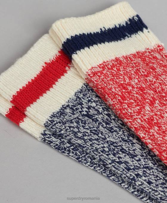 Superdry pachet de șosete de drumeție din bumbac organic accesorii multi femei JX0Z4340