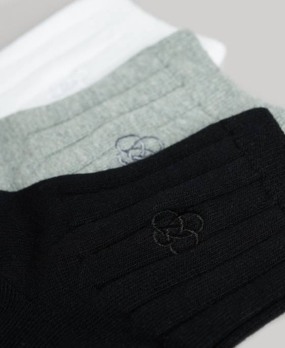 Superdry pachet de șosete din bumbac organic accesorii negru bărbați JX0Z1642