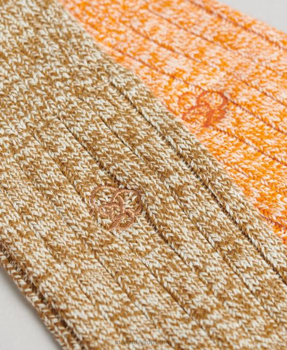 Superdry pachet de șosete din bumbac organic răsucit accesorii multi bărbați JX0Z1762