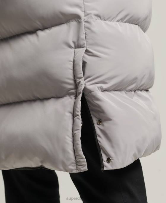 Superdry palton de pilota cu paragate îmbrăcăminte gri deschis bărbați JX0Z1124