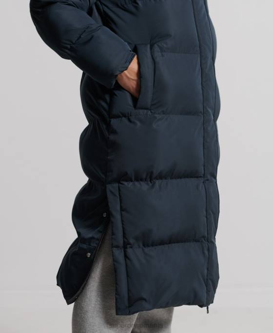 Superdry palton de pilota cu paragate îmbrăcăminte marina femei JX0Z3827