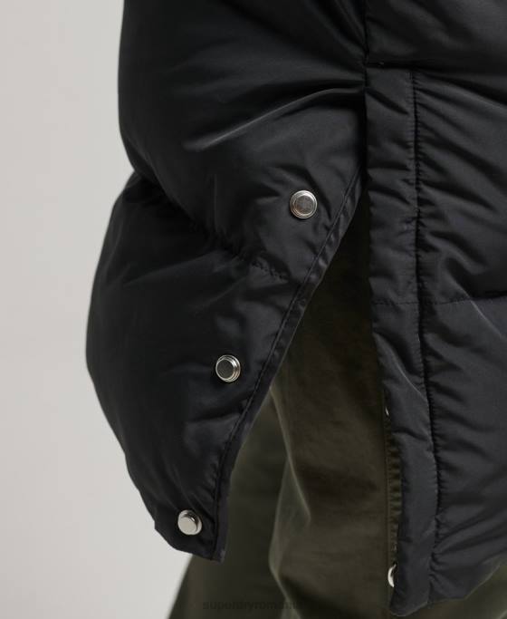 Superdry palton de pilota cu paragate îmbrăcăminte negru bărbați JX0Z1123