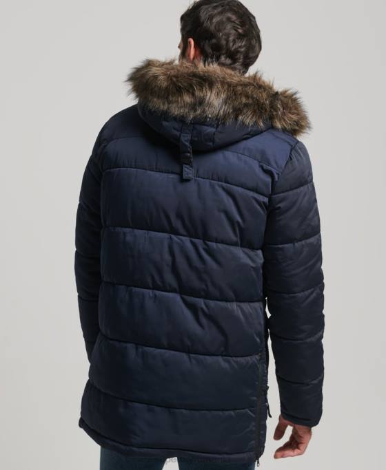 Superdry palton parka chinook îmbrăcăminte marina bărbați JX0Z4514