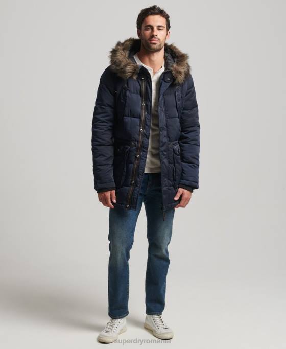 Superdry palton parka chinook îmbrăcăminte marina bărbați JX0Z4514