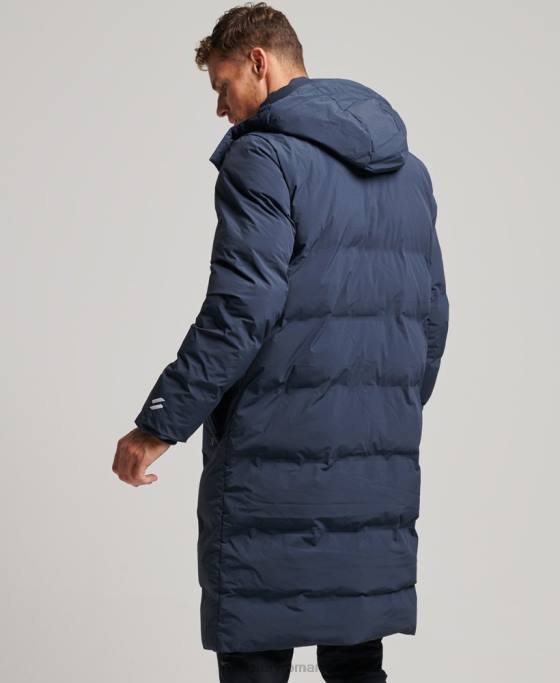 Superdry palton puf cu paragate îmbrăcăminte marina bărbați JX0Z4583