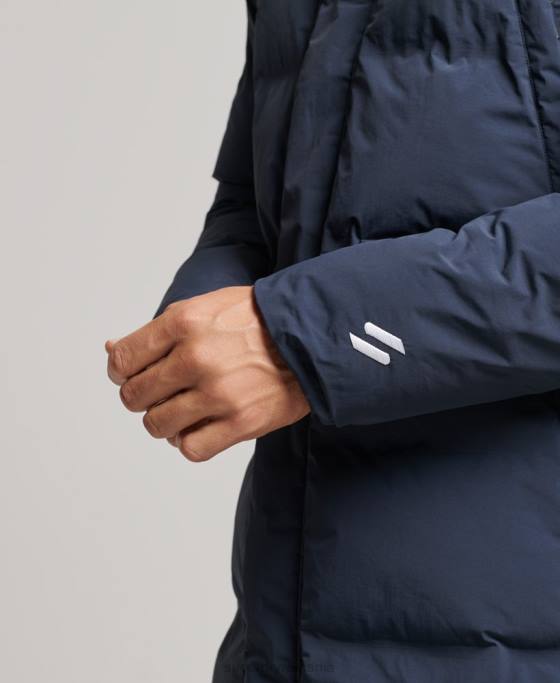 Superdry palton puf cu paragate îmbrăcăminte marina bărbați JX0Z4583