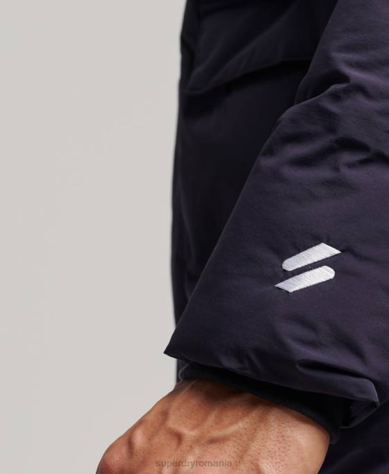 Superdry palton pufy boxy îmbrăcăminte marina bărbați JX0Z4589