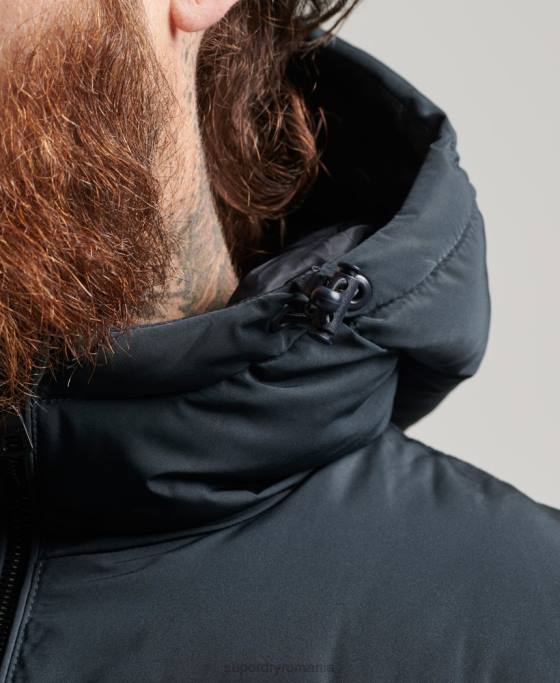 Superdry palton scurt puf îmbrăcăminte marina bărbați JX0Z988