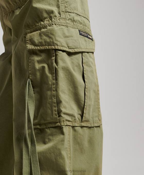 Superdry pantaloni cargo cu talie joasă îmbrăcăminte verde femei JX0Z2015