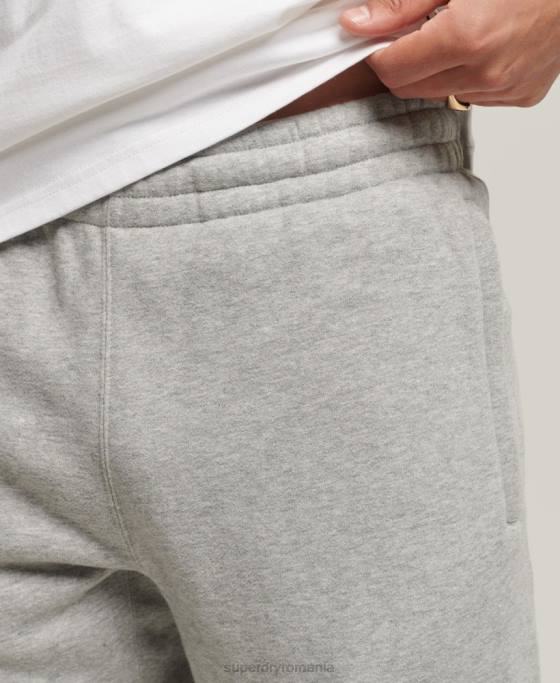Superdry pantaloni de jogging aplicați îmbrăcăminte gri bărbați JX0Z6369