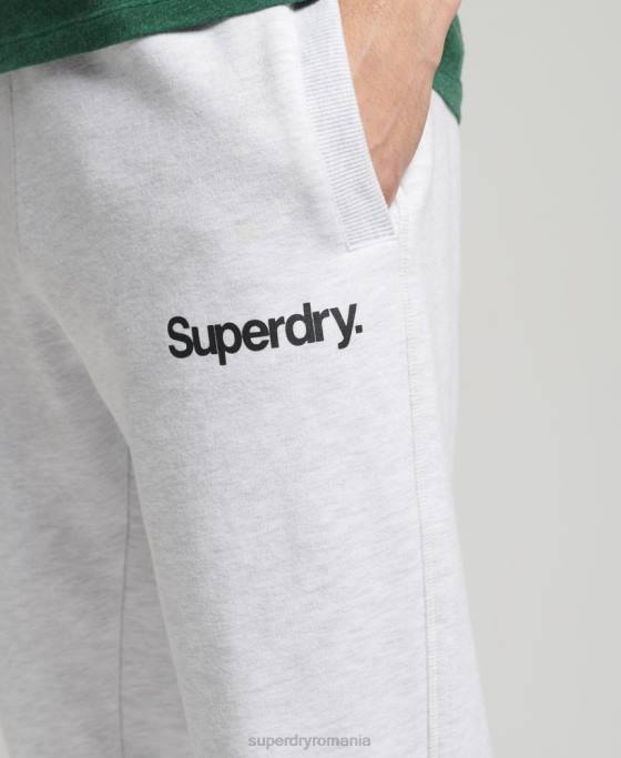 Superdry pantaloni de jogging clasici cu logo îmbrăcăminte gri deschis bărbați JX0Z6422