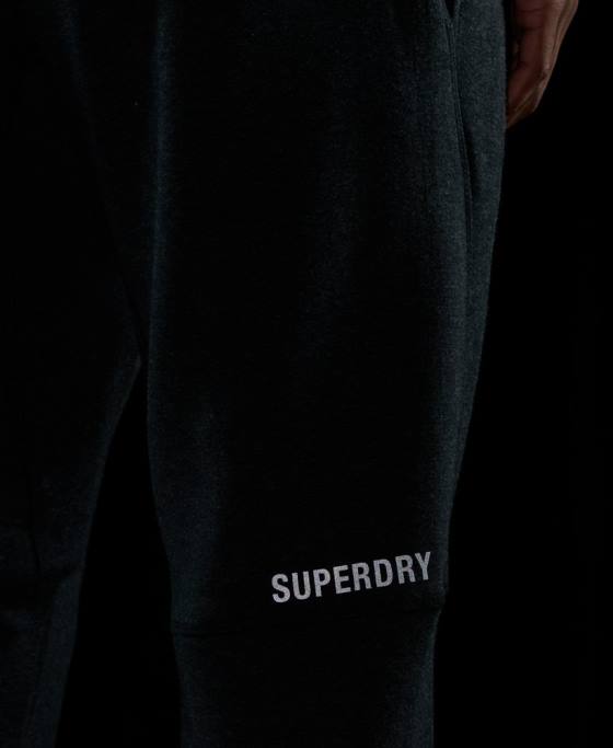 Superdry pantaloni de jogging conici tech îmbrăcăminte gri inchis bărbați JX0Z6384