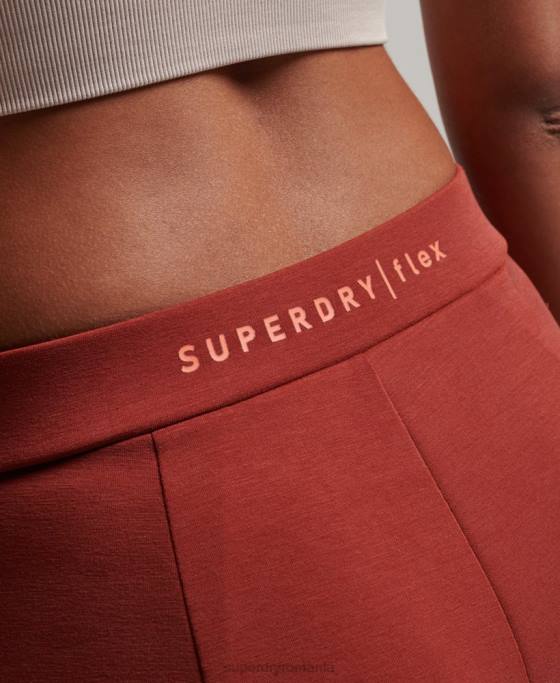 Superdry pantaloni de jogging croiți flex îmbrăcăminte maro femei JX0Z3914