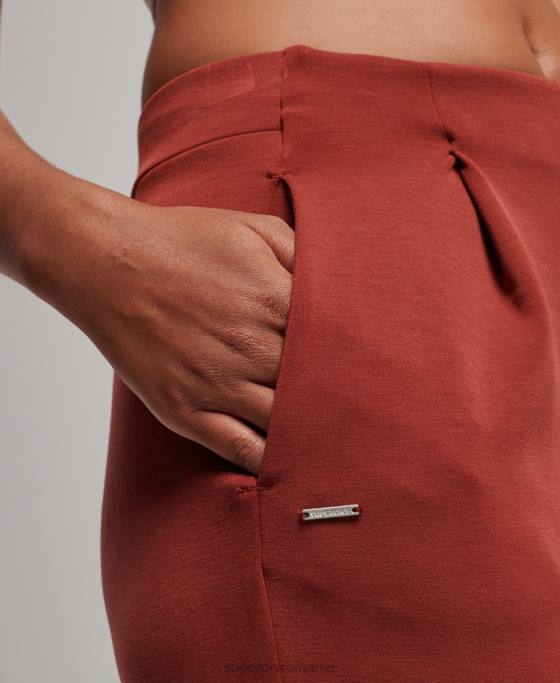 Superdry pantaloni de jogging croiți flex îmbrăcăminte maro femei JX0Z3914