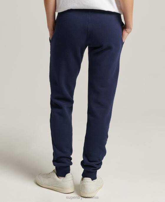 Superdry pantaloni de jogging pentru colegiu cu logo vintage îmbrăcăminte marina femei JX0Z6655