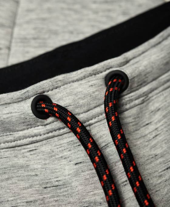Superdry pantaloni de jogging subțiri stretch tech îmbrăcăminte gri bărbați JX0Z1442