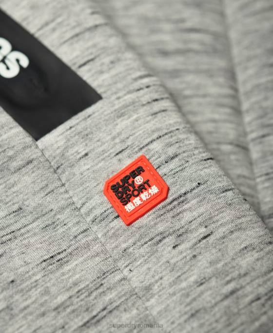 Superdry pantaloni de jogging subțiri stretch tech îmbrăcăminte gri bărbați JX0Z1442