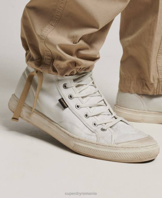 Superdry pantaloni de jogging țesuți îmbrăcăminte bronzat bărbați JX0Z23