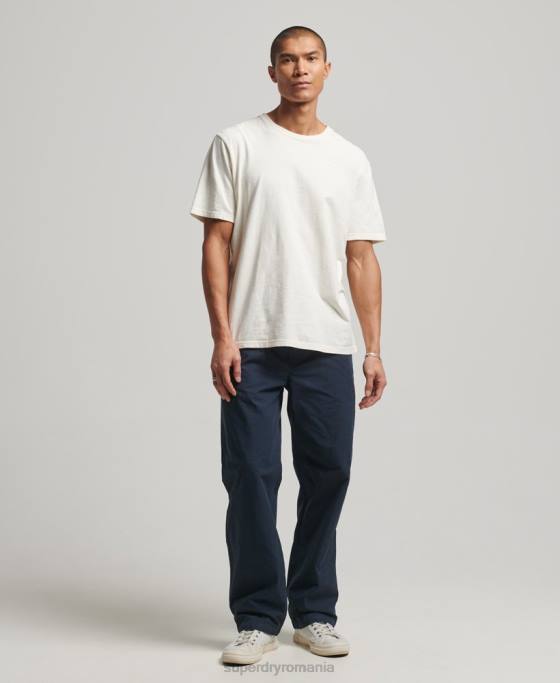 Superdry pantaloni de jogging țesuți îmbrăcăminte marina bărbați JX0Z27