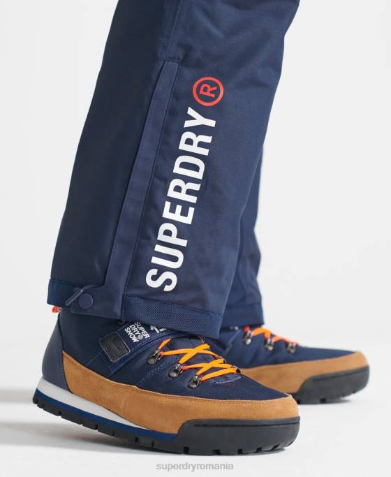 Superdry pantaloni de salvare final îmbrăcăminte marina bărbați JX0Z6399