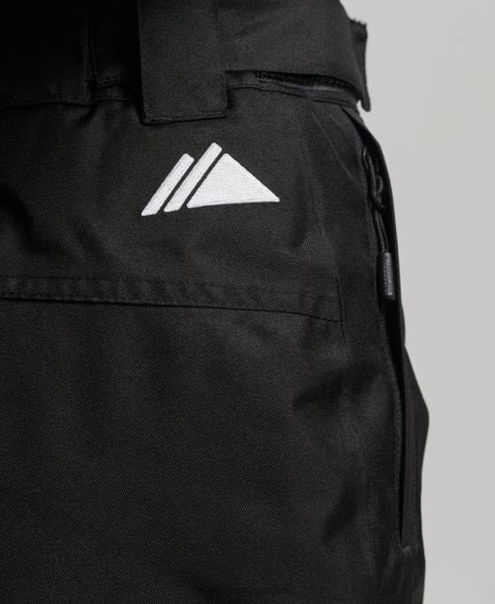 Superdry pantaloni de salvare îmbrăcăminte negru femei JX0Z6550