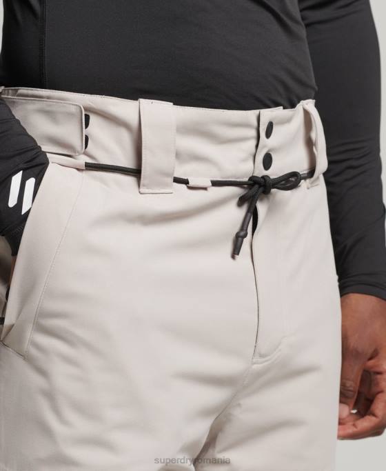 Superdry pantaloni de schi ultimate rescue îmbrăcăminte gri deschis bărbați JX0Z1371