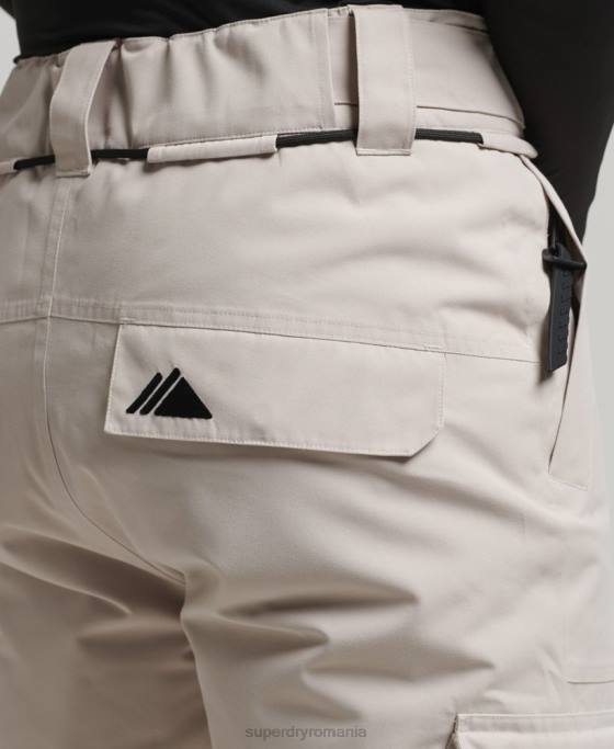 Superdry pantaloni de schi ultimate rescue îmbrăcăminte gri deschis bărbați JX0Z1371